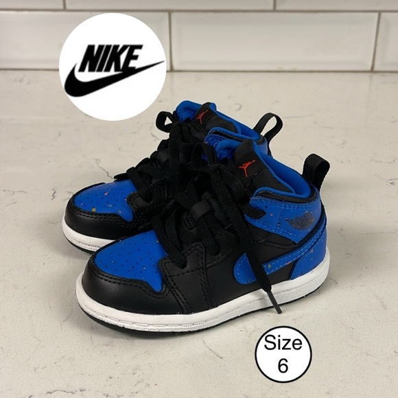 jordan 1 royal blue paint splatter